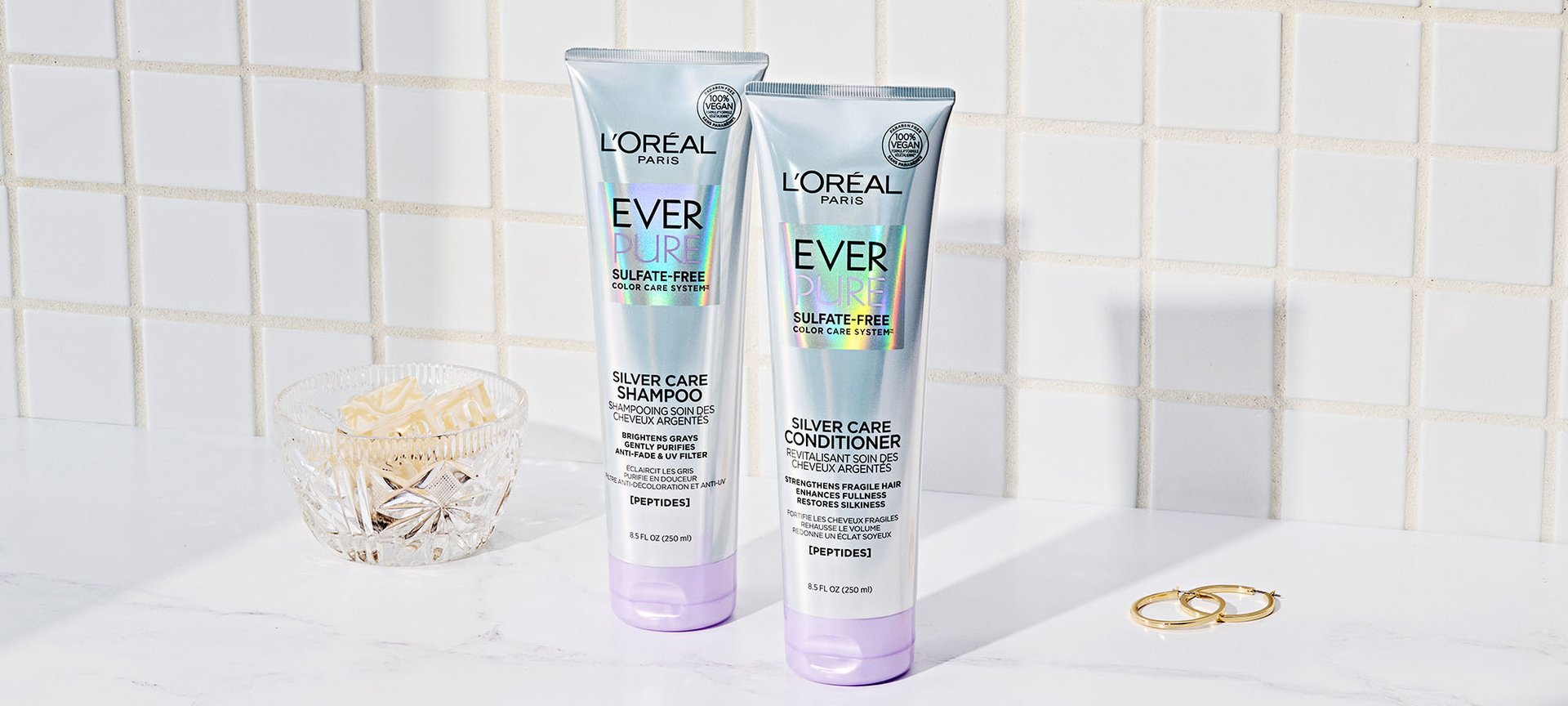 Loreal Paris care for silver hair